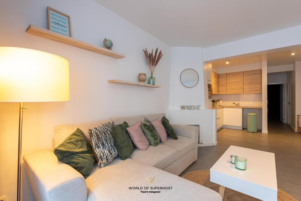 Spacious Apartment Closeby The Sea Up To 6 People! Oostende Dış mekan fotoğraf